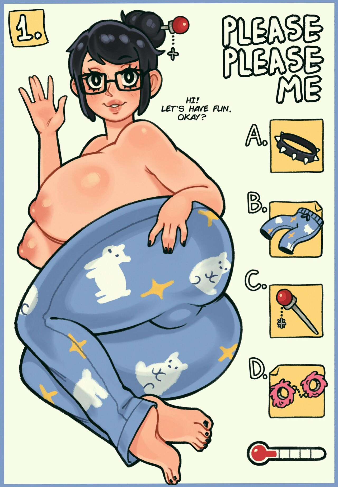 [ThirstForMilk] Mei Strip Game (Overwatch)