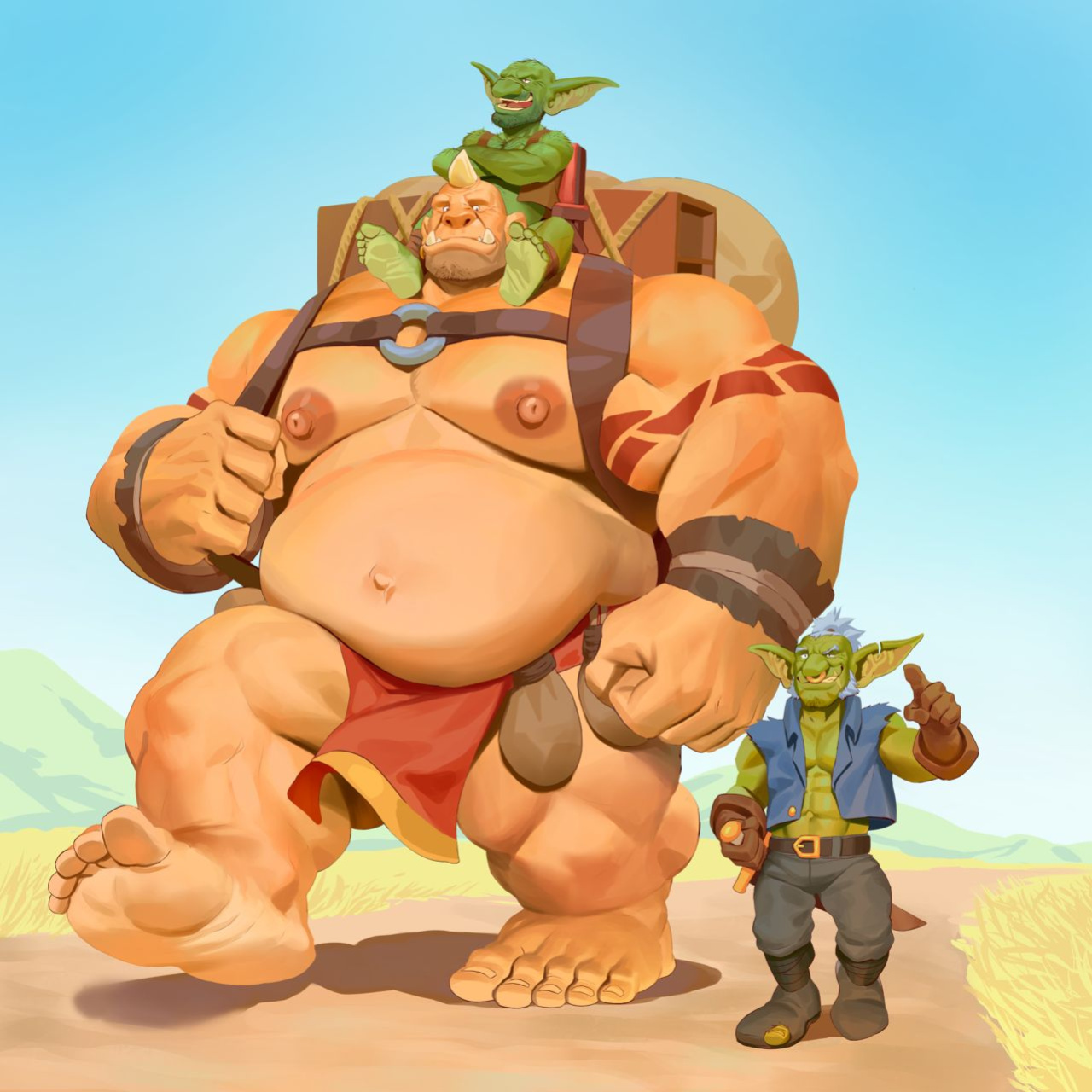 [ZoroJ] Ogre and Goblin Brothers Having Fun