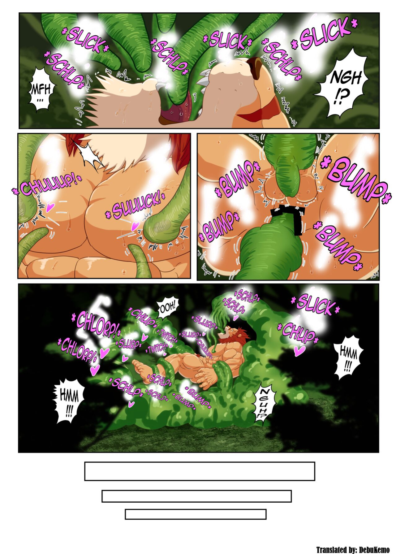 [Kuroneko to Taijutei (Tamineko)] Leo Kokuou no Shasei Kikou ~ Hajimari no Shasei to Kasshoku no Ou no Seitan | King Leo's Ejaculation Journey ~ First Ejaculation and Birth of the Dark King (Warzard) [DebuKemo]