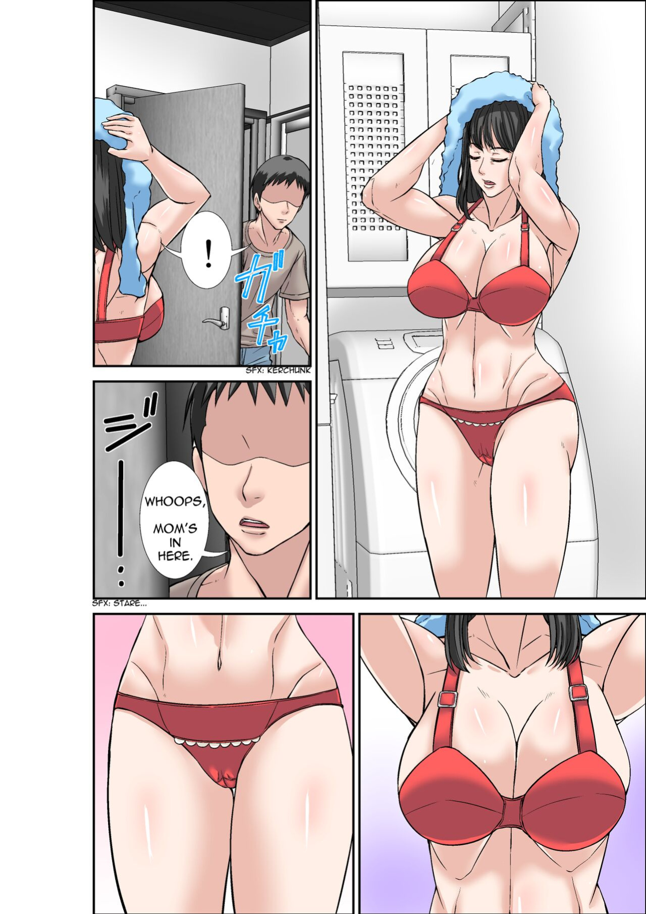 [Hoyoyodou] Musuko no Kyokon no Toriko ni Natte Shimatta Chou Binkan Taishitsu no Okaa-san | A Hypersensitive Mom Gets Addicted to Her Son's Big Cock [incogna777]