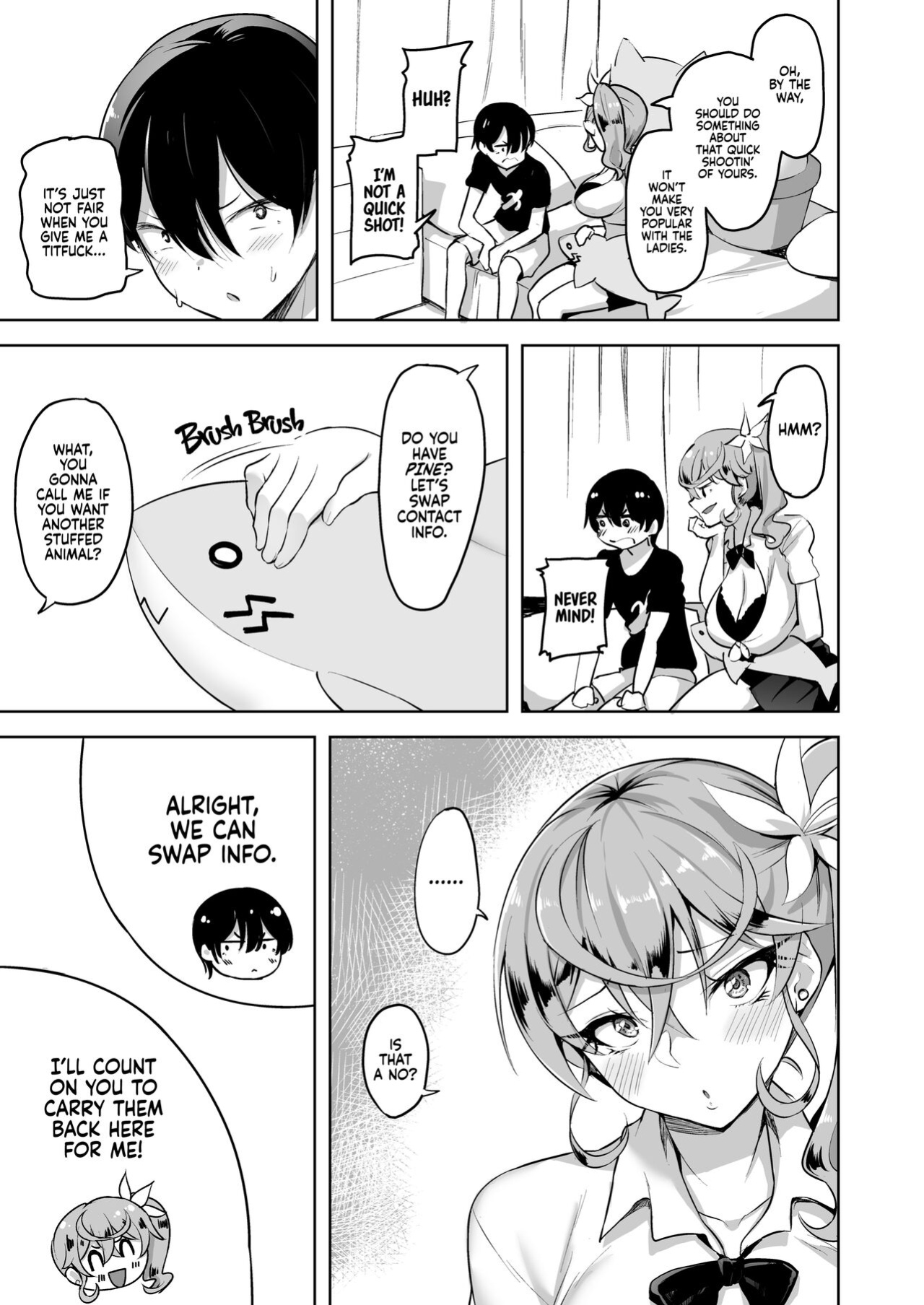 [Namanamago (Arearee, Shiba Nanasei)] I Tried to Help a Cute Gal With a Crane Game, and Now I’m Addicted to Her Titfucks