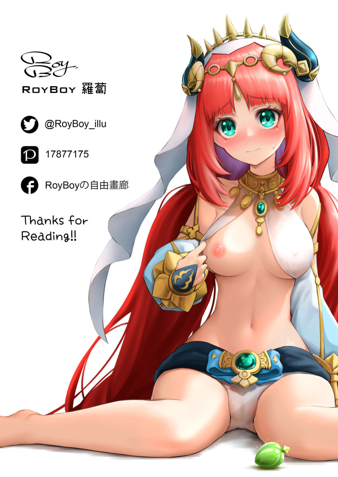 [RoyBoy Robo (RoyBoy)] Nilou Bloom (Genshin Impact) [LunaticSeibah] [Uncensored]