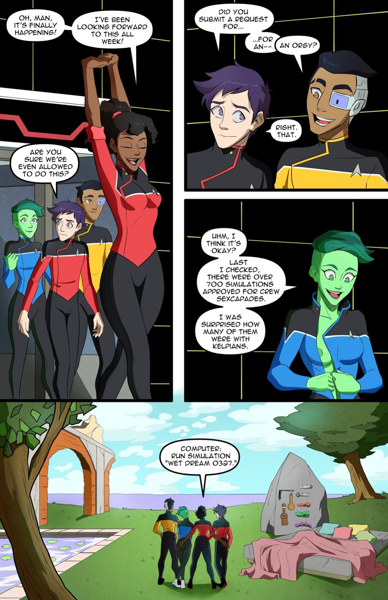 [Swain] Orgy Simulation (Star Trek: Lower Decks)