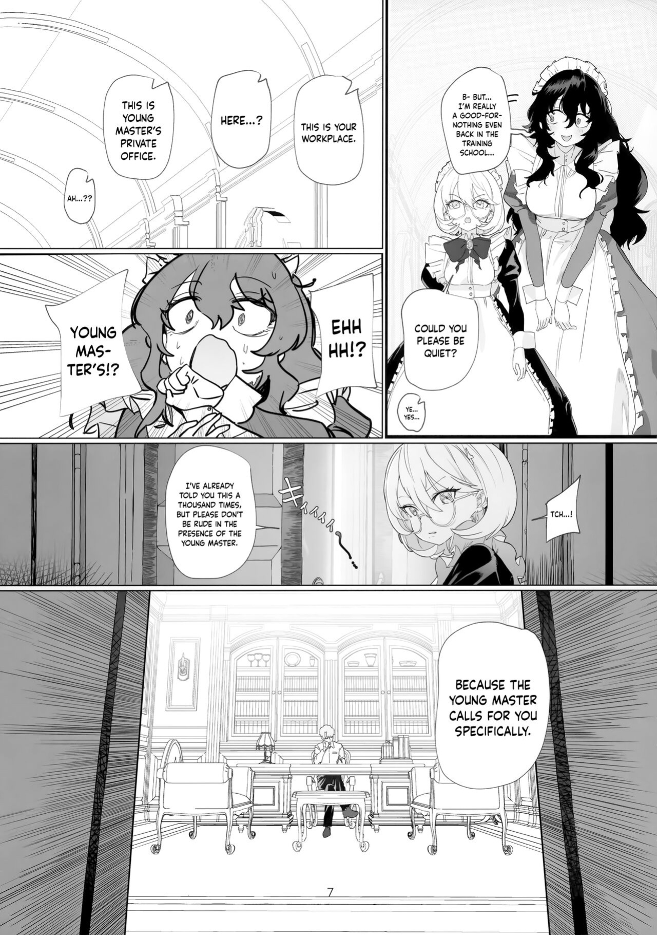 (C101) [Durakuna (Drontabi)] Dame Maid wa Bochama no OnaPet | Useless Maid is Young Master's Pet