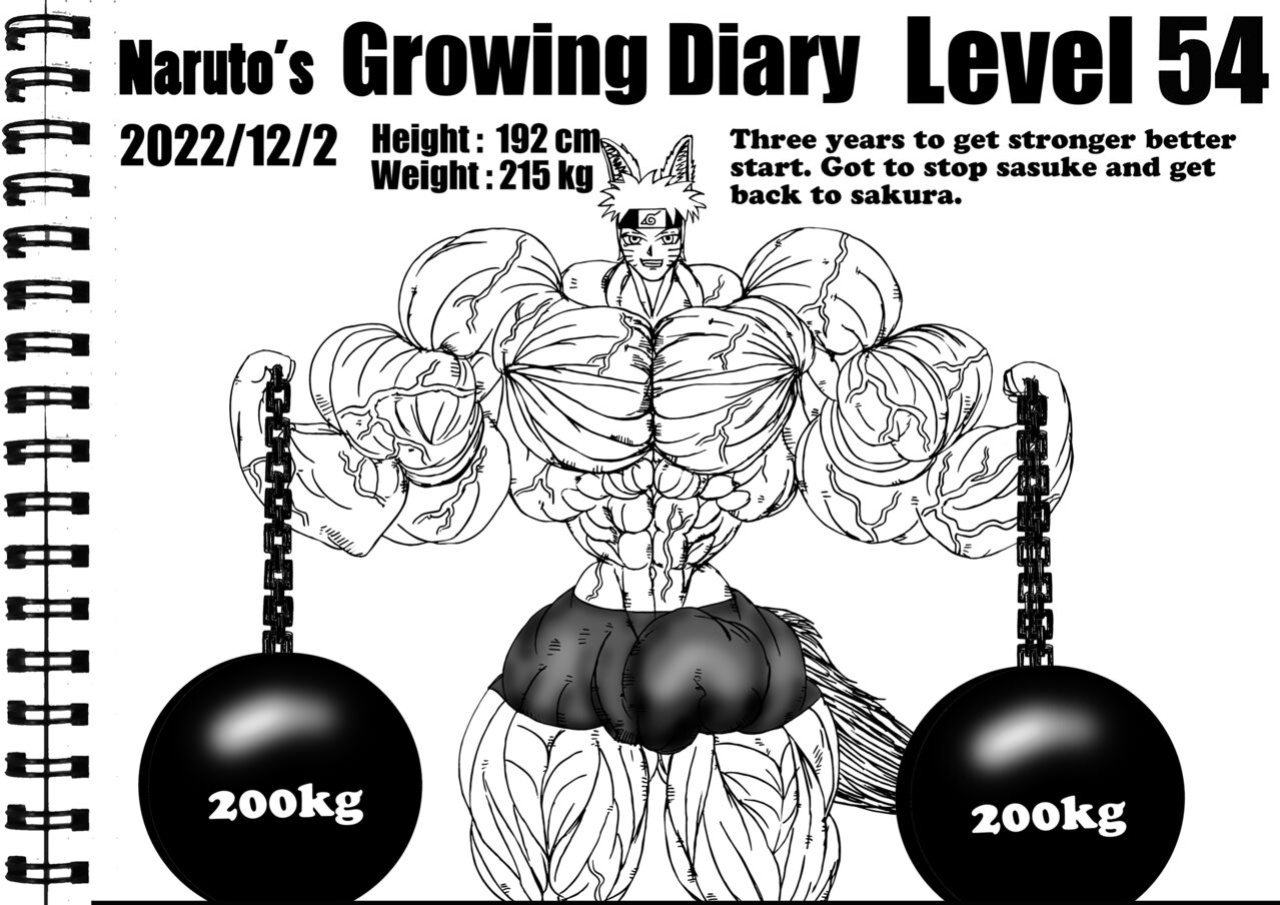 (e19700) Naruto Growing diary