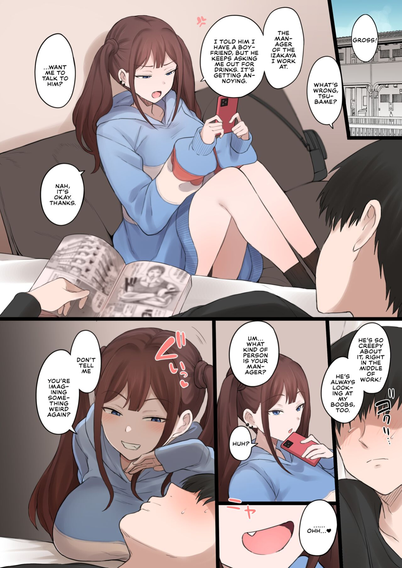 [Doushia (Terasu MC)] Boku no Netorase Seiheki ni Tsukiatte kureru Kanojo | A Girlfriend Who Plays Along with My Cuckold Fetish + Prequel [Defan752 & Tekkamaki]