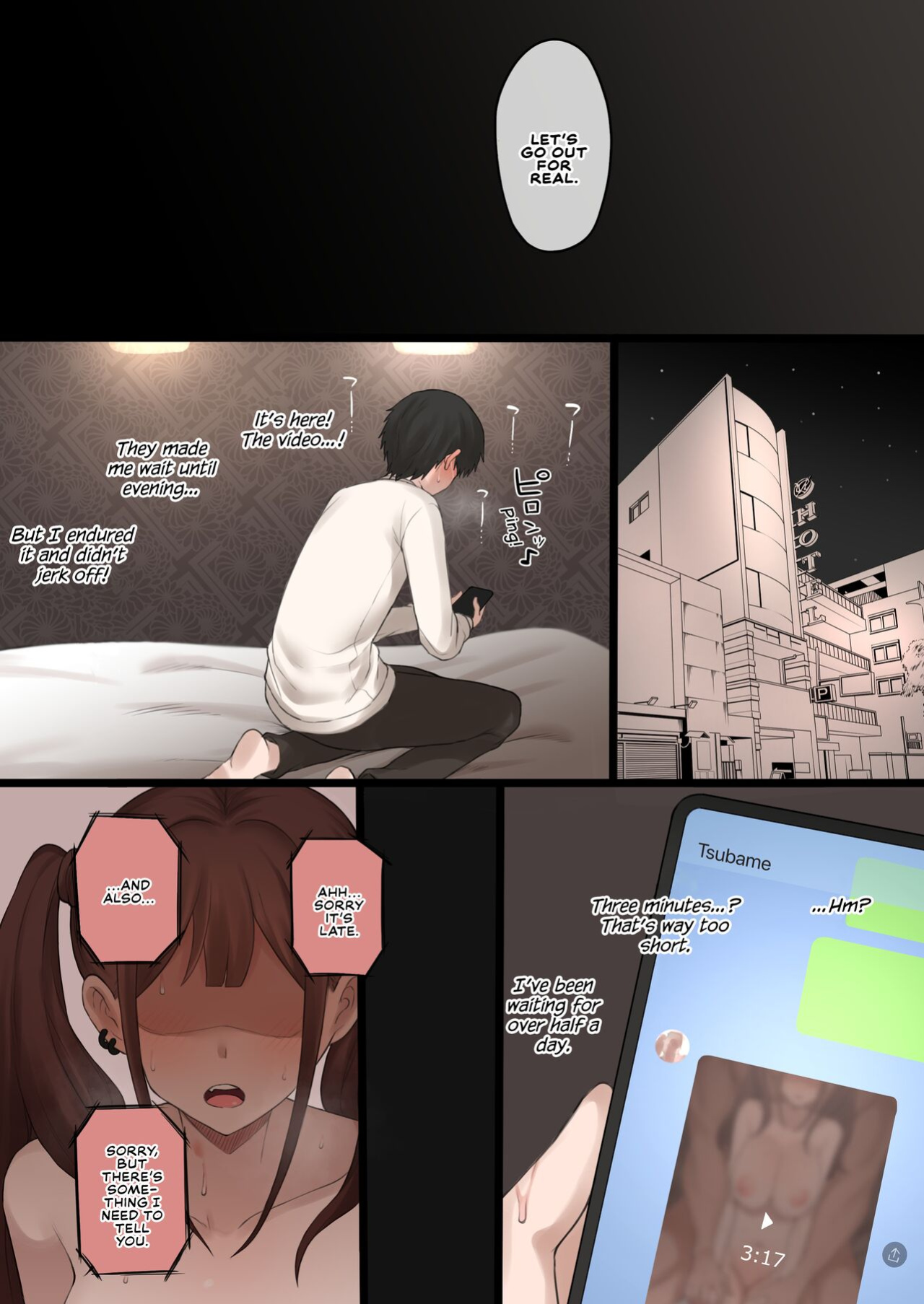 [Doushia (Terasu MC)] Boku no Netorase Seiheki ni Tsukiatte kureru Kanojo | A Girlfriend Who Plays Along with My Cuckold Fetish + Prequel [Defan752 & Tekkamaki]
