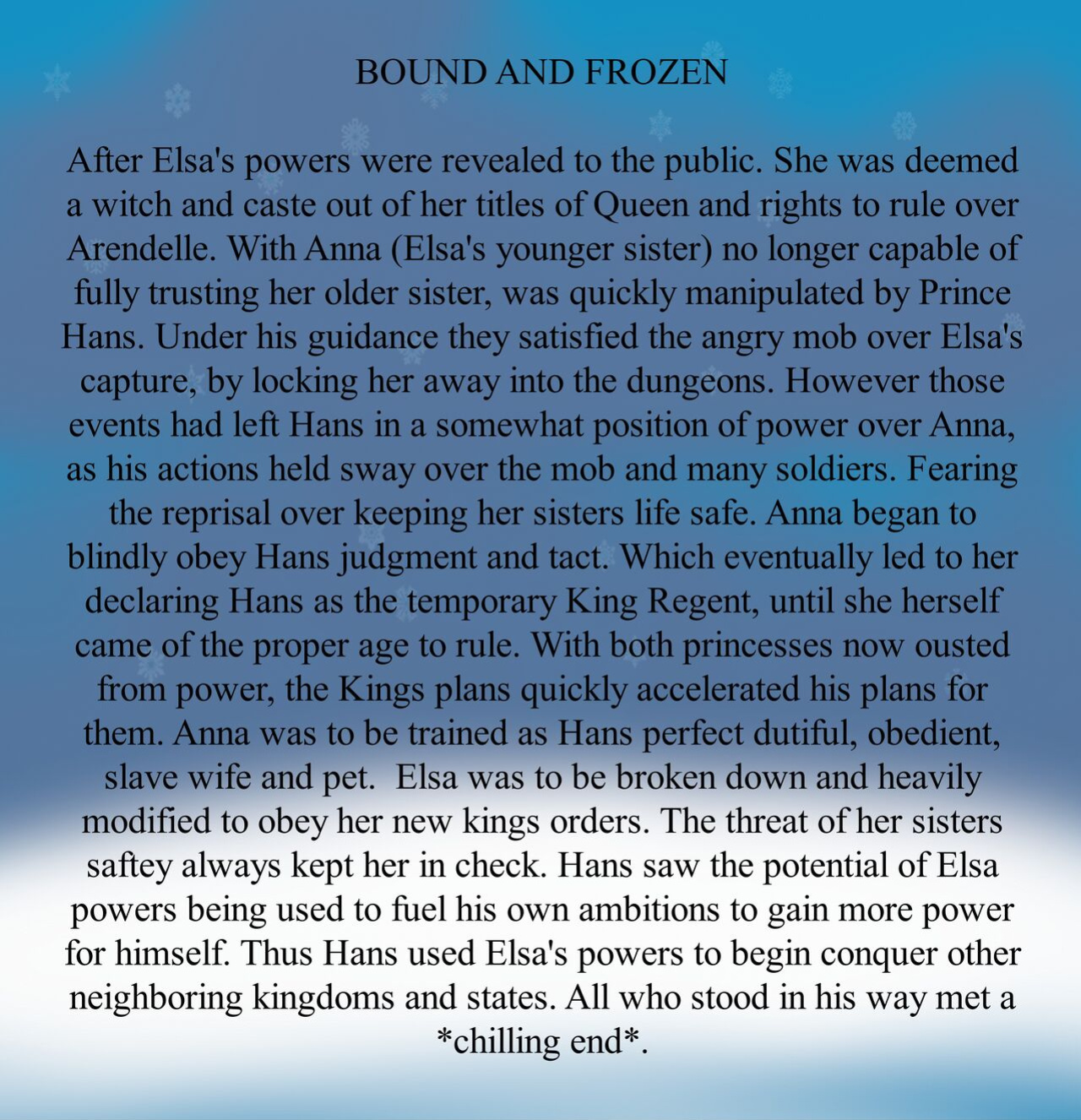 [Dalo Knight] Bound and Frozen
