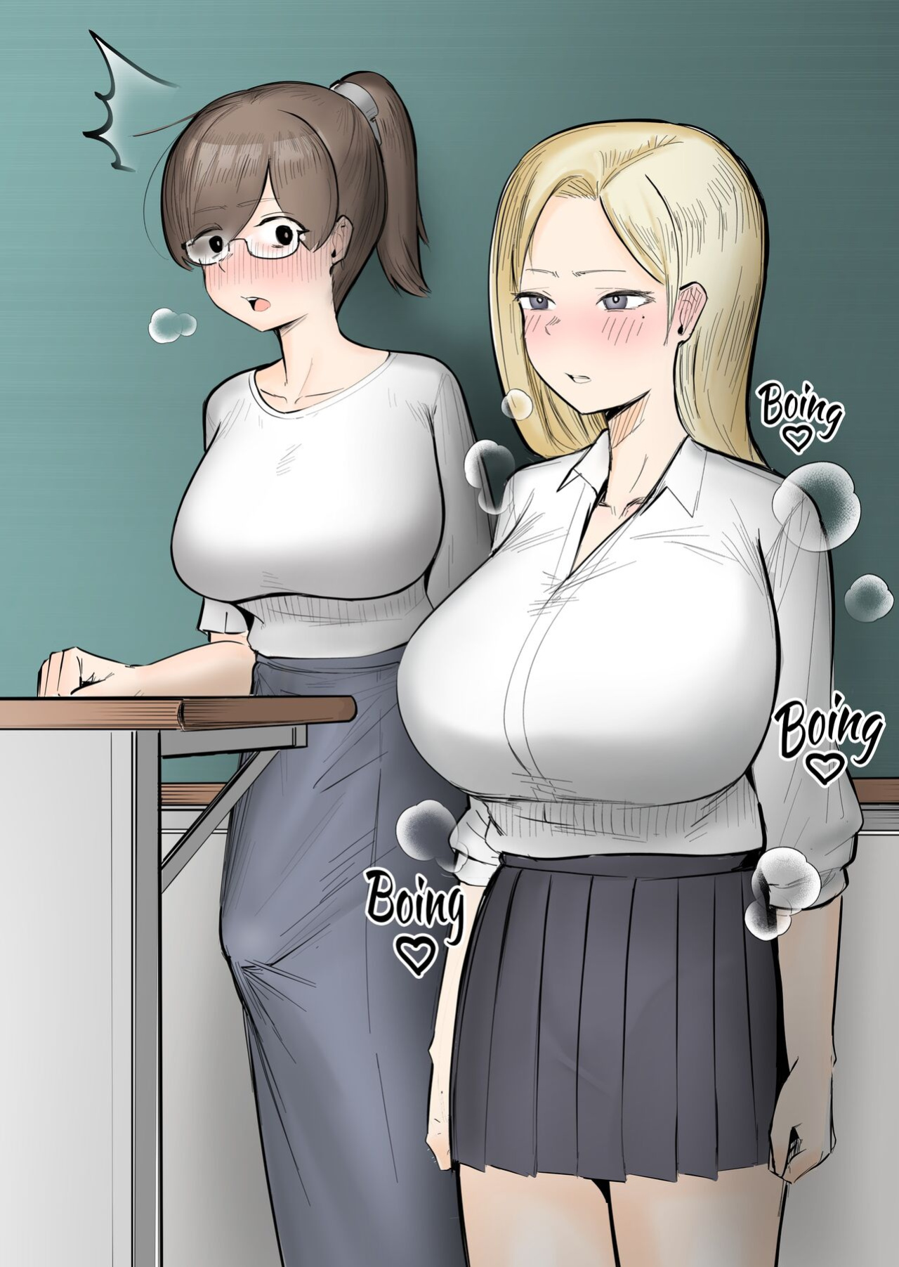 [Flat Rurit (Taira Rurit)] An Erotic Gal That Gets Female Teachers Erect [Mr_Person Translation]