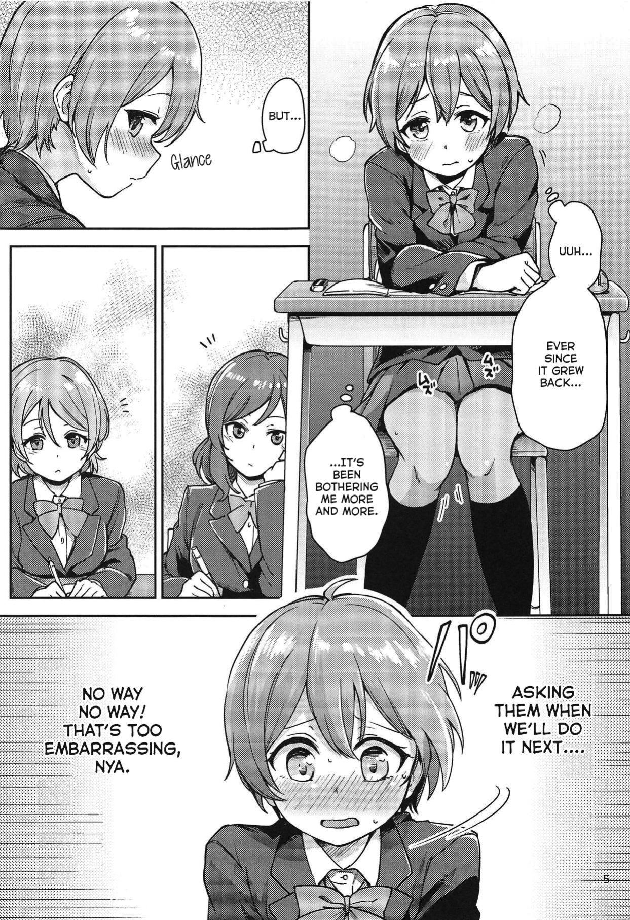 (C95) [Kurocan (Itsuki Kuro)] Rin no Mondai Zoufukuchuu! (Love Live!) [nemuiTL]