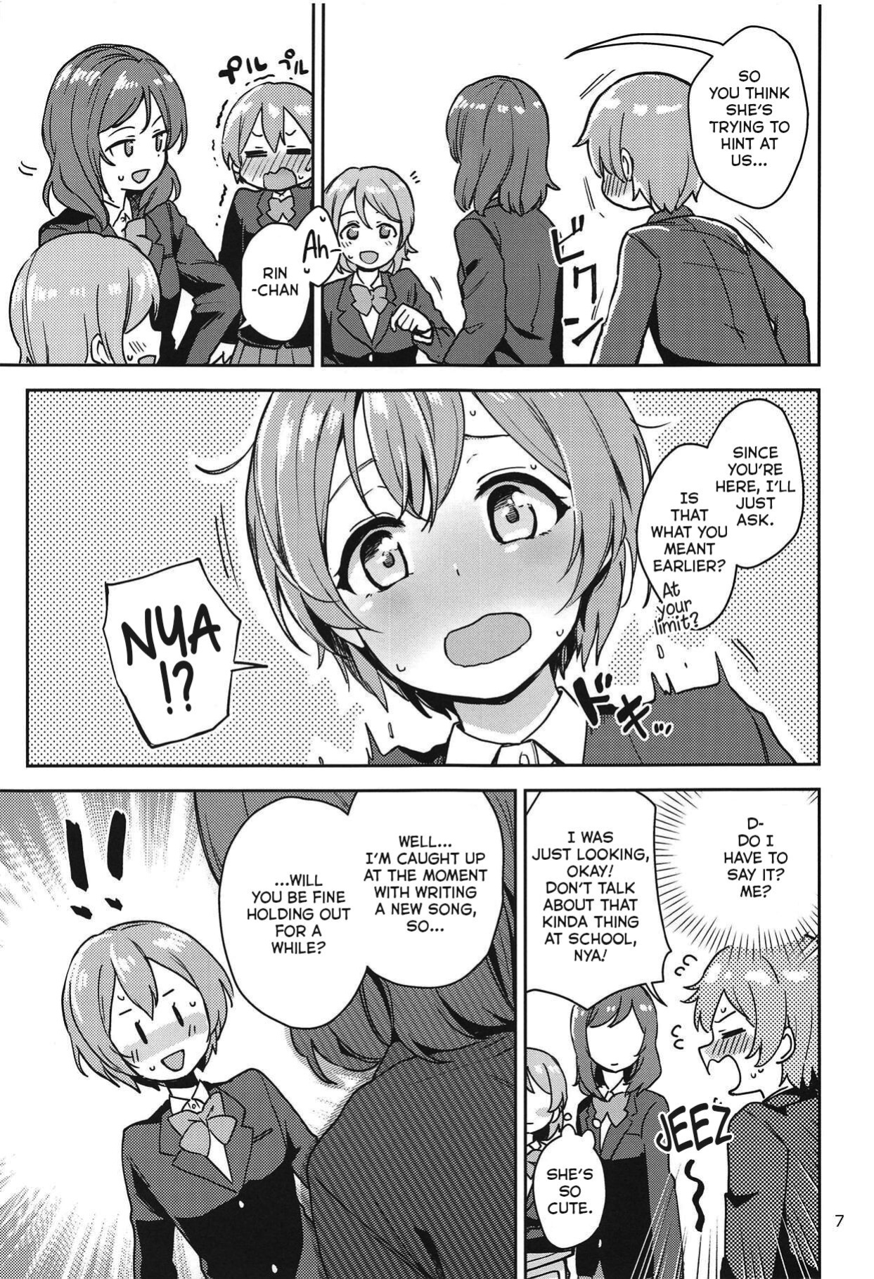 (C95) [Kurocan (Itsuki Kuro)] Rin no Mondai Zoufukuchuu! (Love Live!) [nemuiTL]