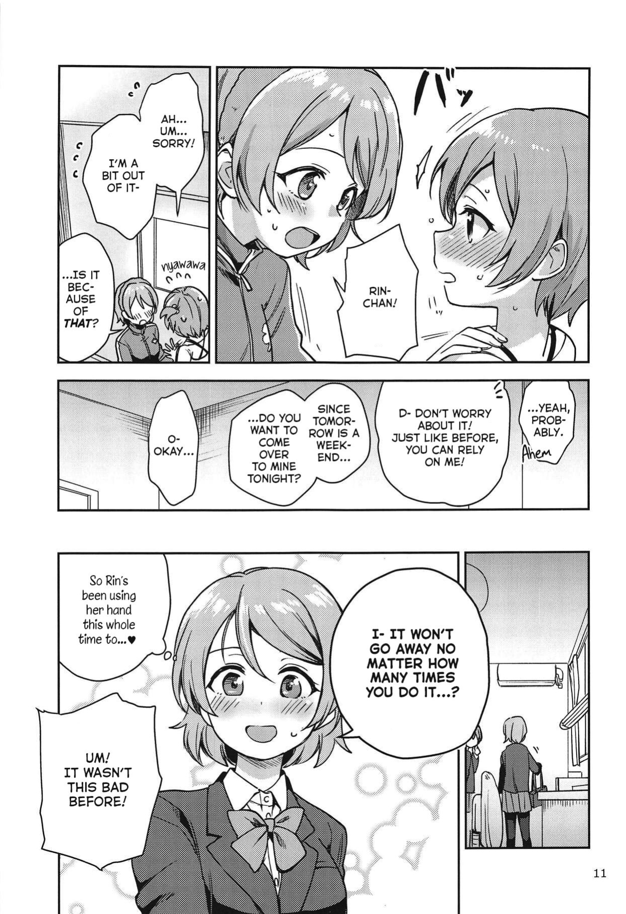 (C95) [Kurocan (Itsuki Kuro)] Rin no Mondai Zoufukuchuu! (Love Live!) [nemuiTL]