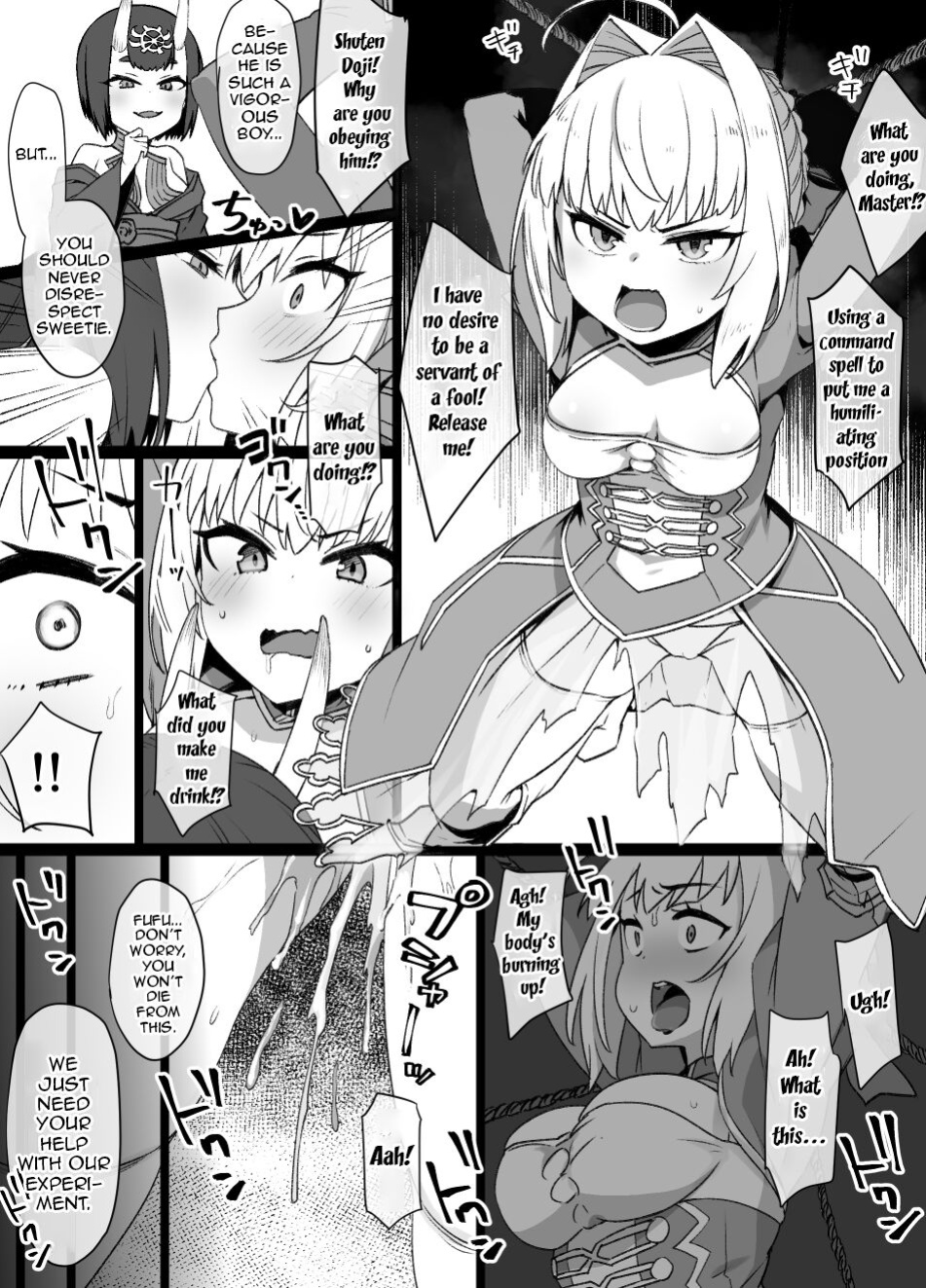 [Kusayarou] FGO Shuten Douji x Nero Hyoui Manga | FGO Shuten Doji x Nero Possession Manga (Fate/Grand Order)