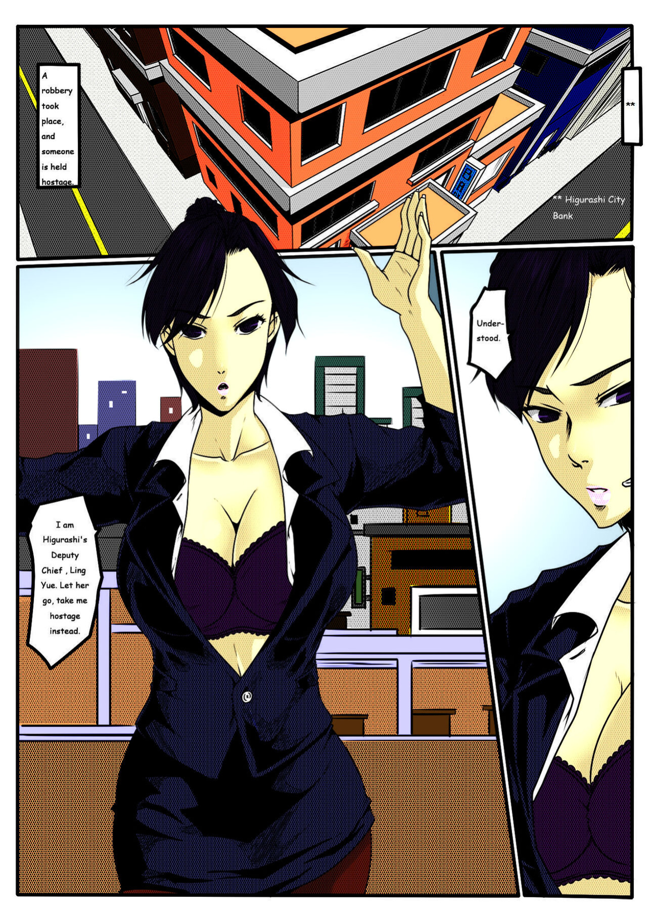[GoDLeTTeR] Bondage Anecdote 002 - ENG (Colour) [alt version in comments]
