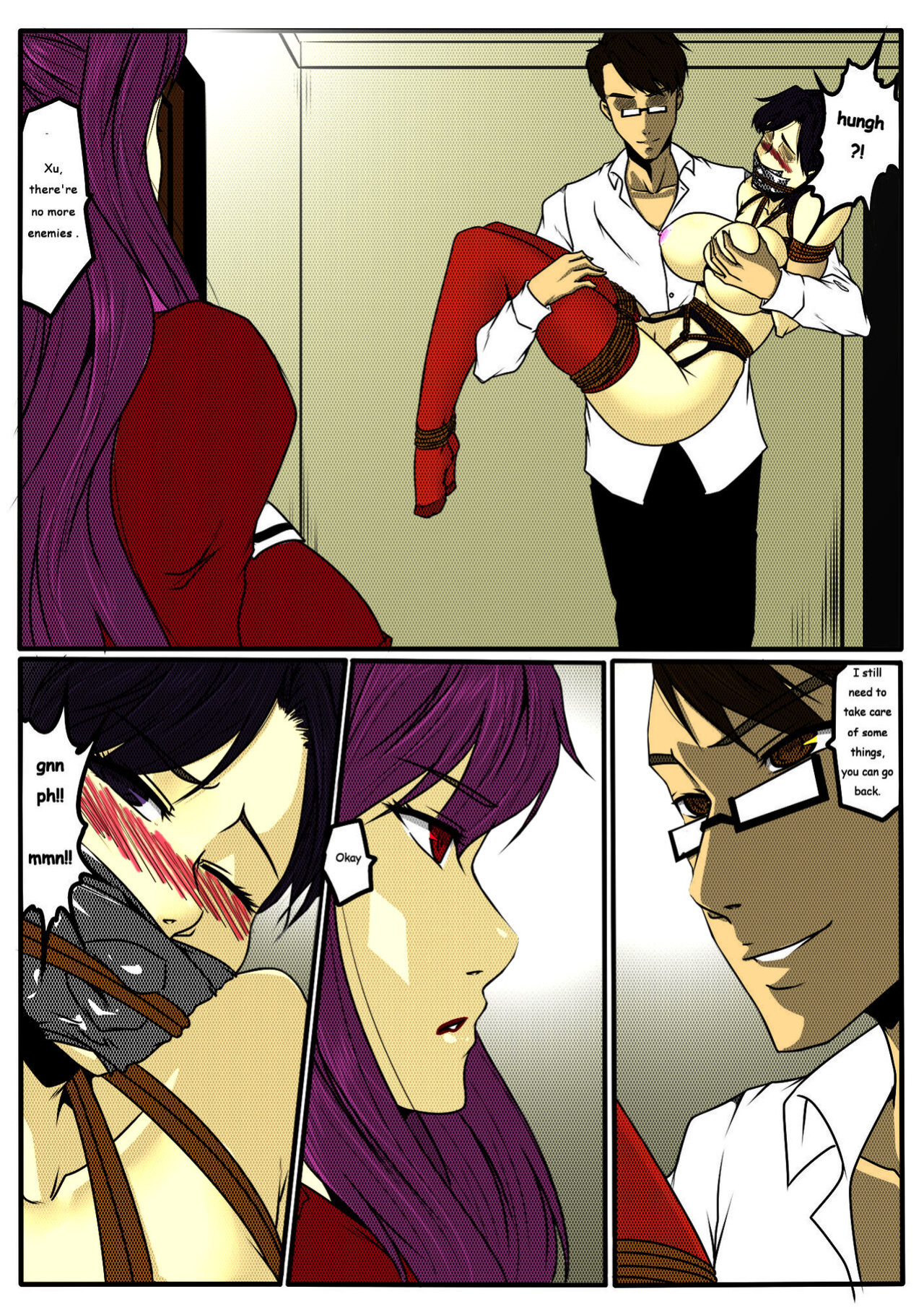 [GoDLeTTeR] Bondage Anecdote 002 - ENG (Colour) [alt version in comments]