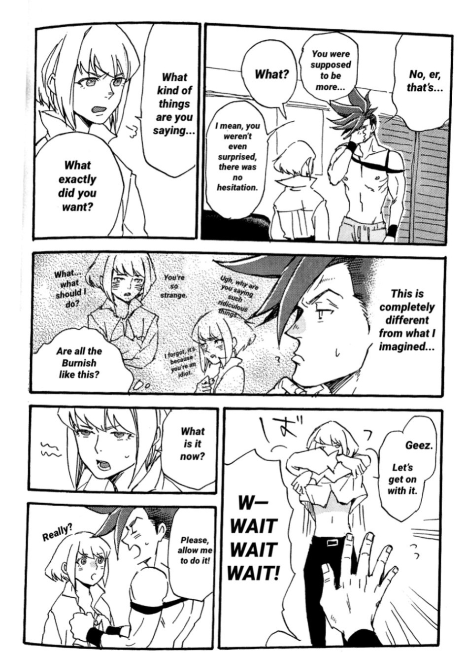 (Kyouten Douchi) [NICEGUY (msk)] The First Time (Promare) [dykewpie]