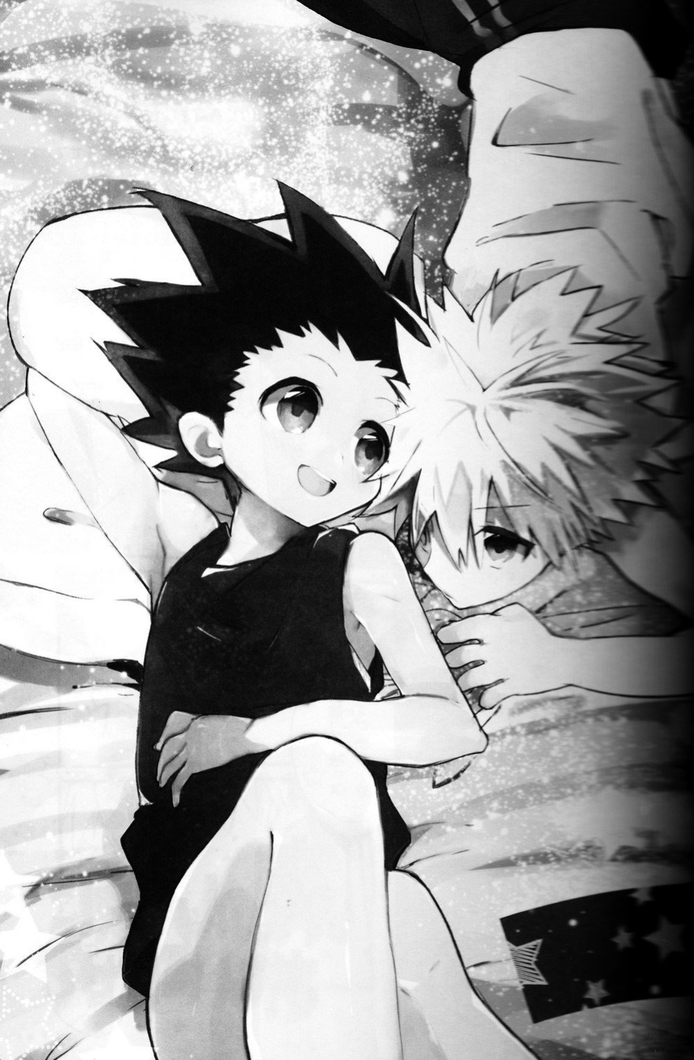 (Shota Scratch 24) [Tanbo (Makita Miki)] Yoru no Shijima ni Omoi o Hasete | Connecting our Feelings in the Silence of the Night (Hunter x Hunter) [Willeke4439]