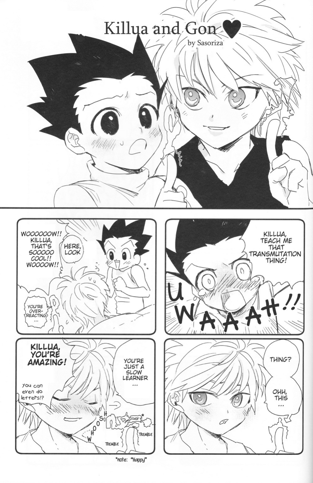 (Shota Scratch 24) [Tanbo (Makita Miki)] Yoru no Shijima ni Omoi o Hasete | Connecting our Feelings in the Silence of the Night (Hunter x Hunter) [Willeke4439]