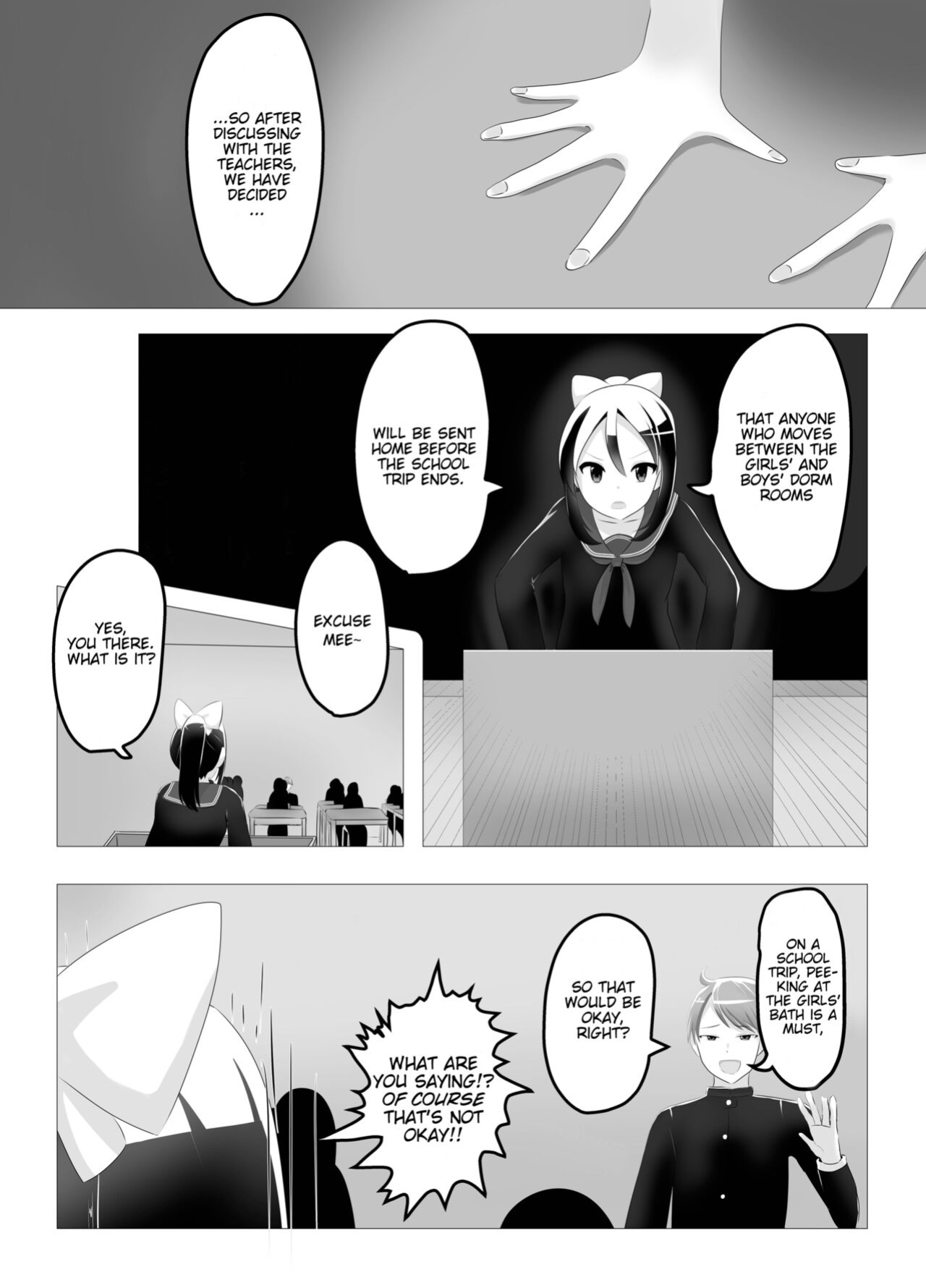 [C Hange (Hangeshō)] Bodyswapped School Trip