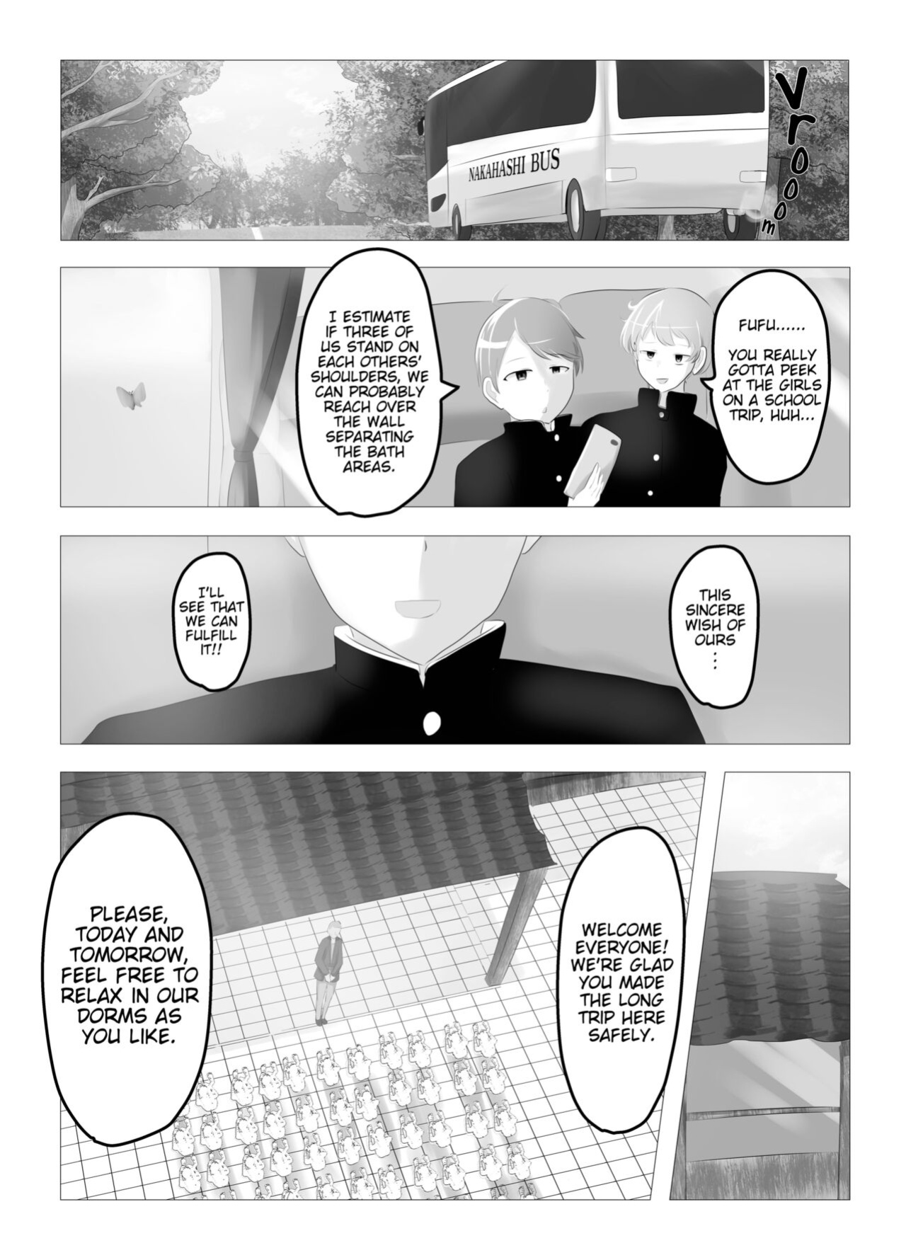 [C Hange (Hangeshō)] Bodyswapped School Trip