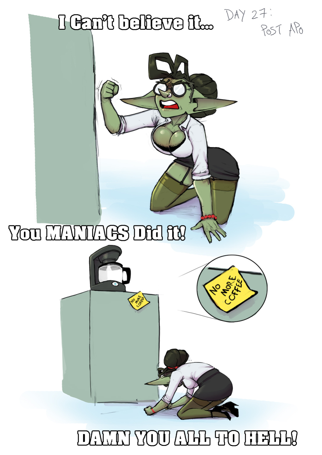 [Darkminou] Gobtober 2020-2022 | Office Goblins (OC)