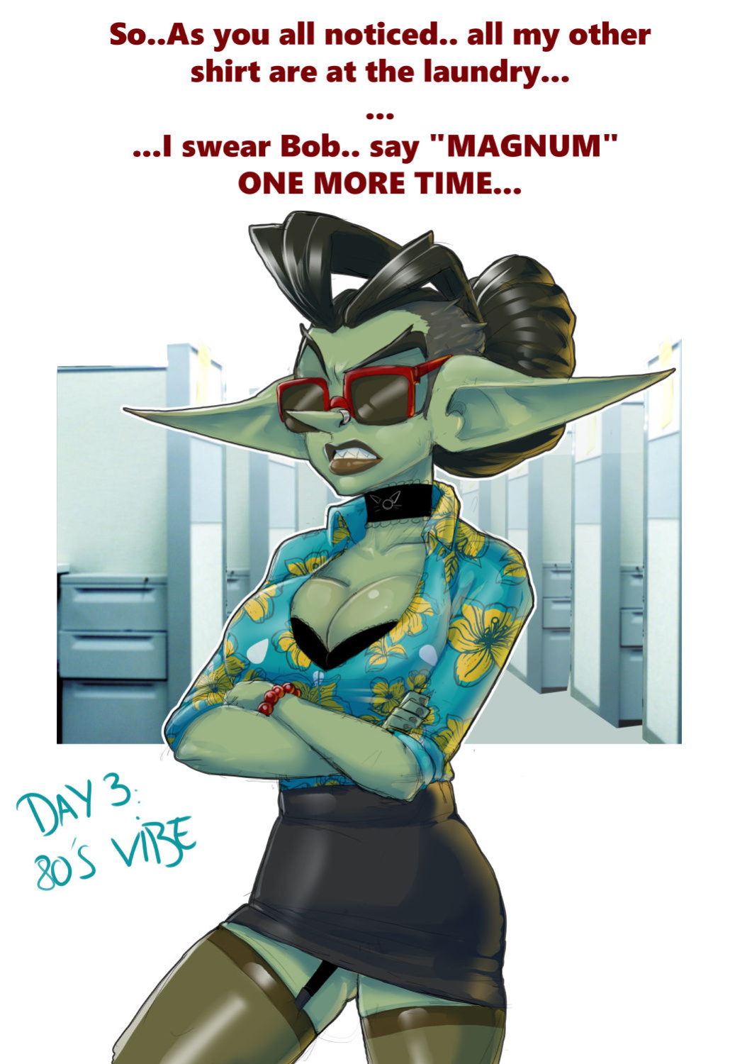 [Darkminou] Gobtober 2020-2022 | Office Goblins (OC)