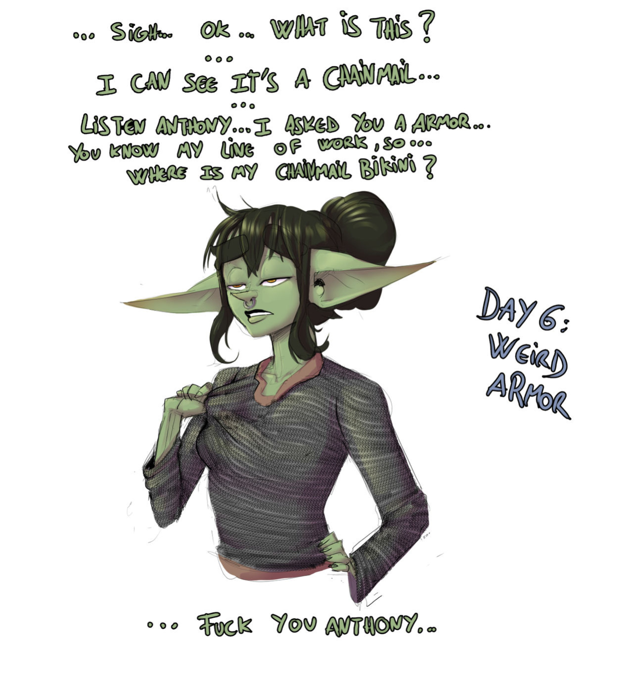 [Darkminou] Gobtober 2020-2022 | Office Goblins (OC)