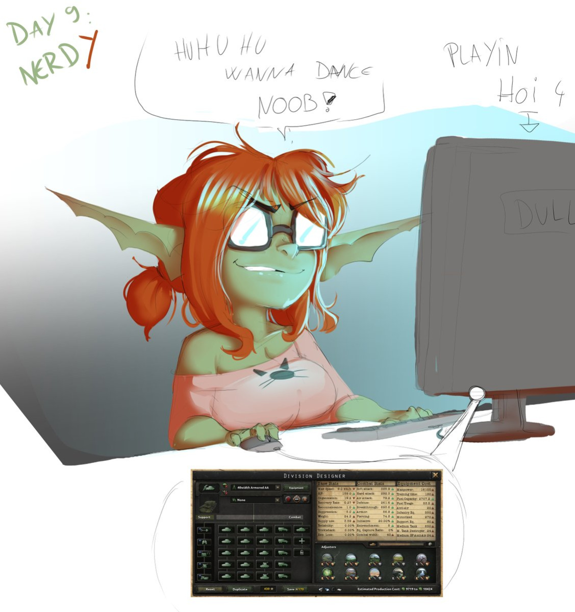 [Darkminou] Gobtober 2020-2022 | Office Goblins (OC)