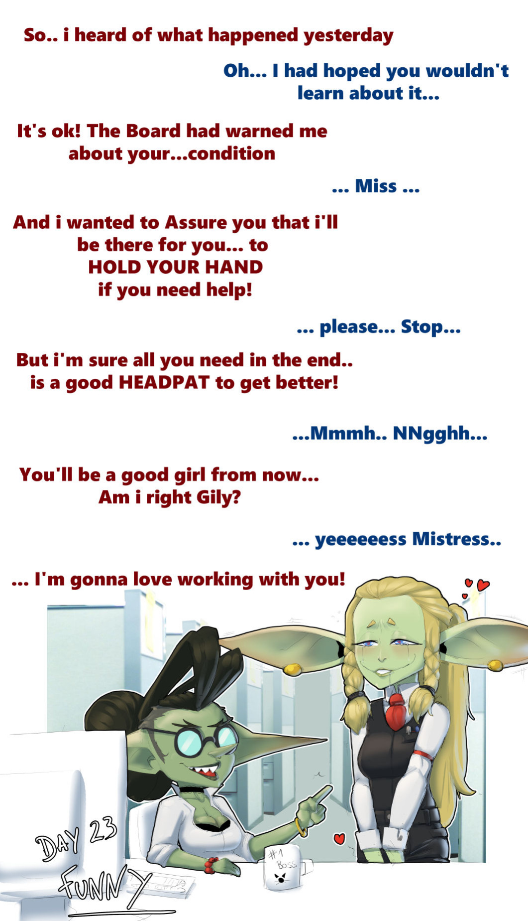 [Darkminou] Gobtober 2020-2022 | Office Goblins (OC)