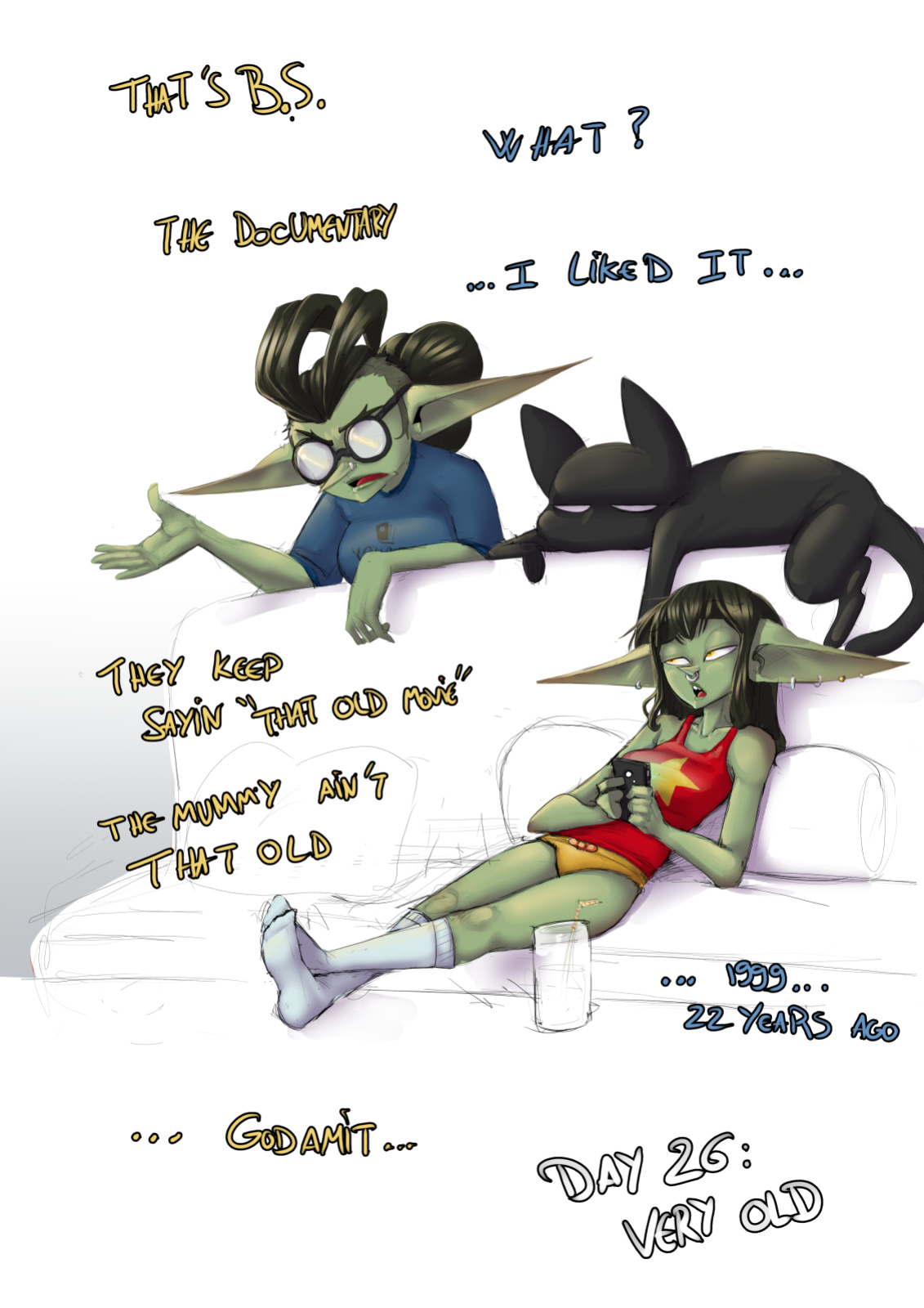 [Darkminou] Gobtober 2020-2022 | Office Goblins (OC)