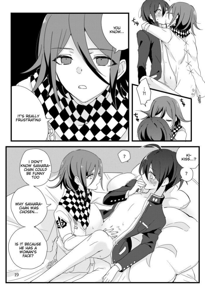 [36 (Hakua)] Saihara-kun ga mina-san no xxx ni erabaremashita | Saihara-kun became Everyone's Cum Dumpster. (New Danganronpa V3) [Chiyoko Scans]