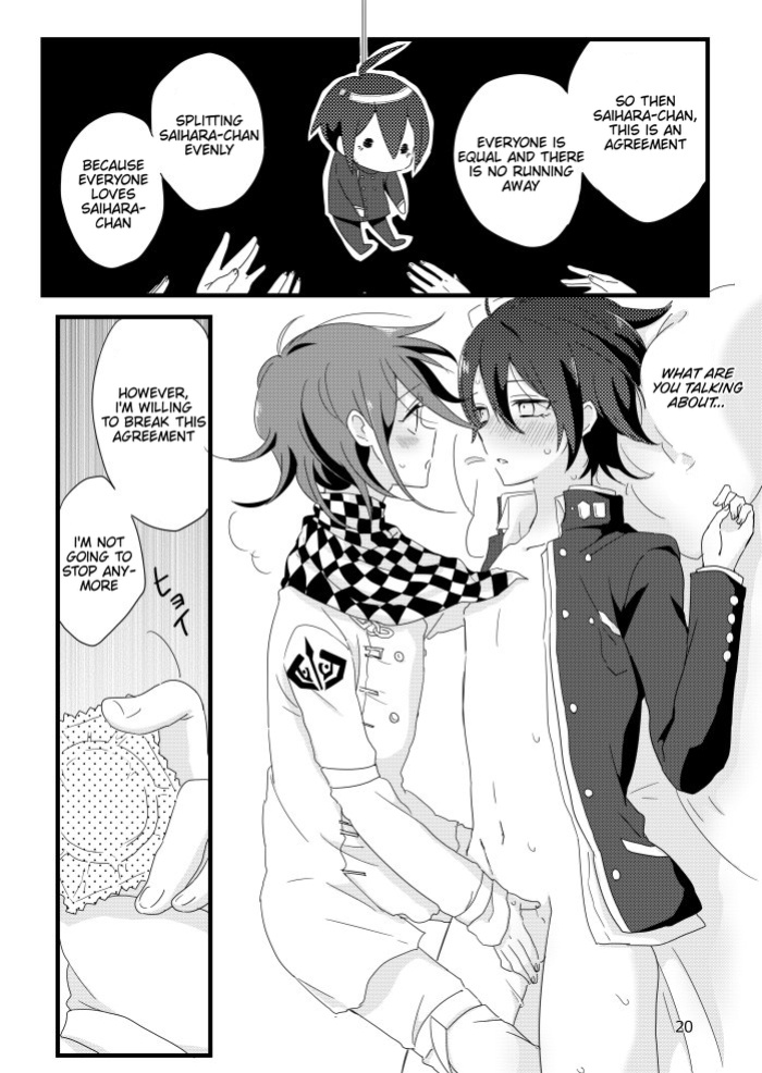 [36 (Hakua)] Saihara-kun ga mina-san no xxx ni erabaremashita | Saihara-kun became Everyone's Cum Dumpster. (New Danganronpa V3) [Chiyoko Scans]