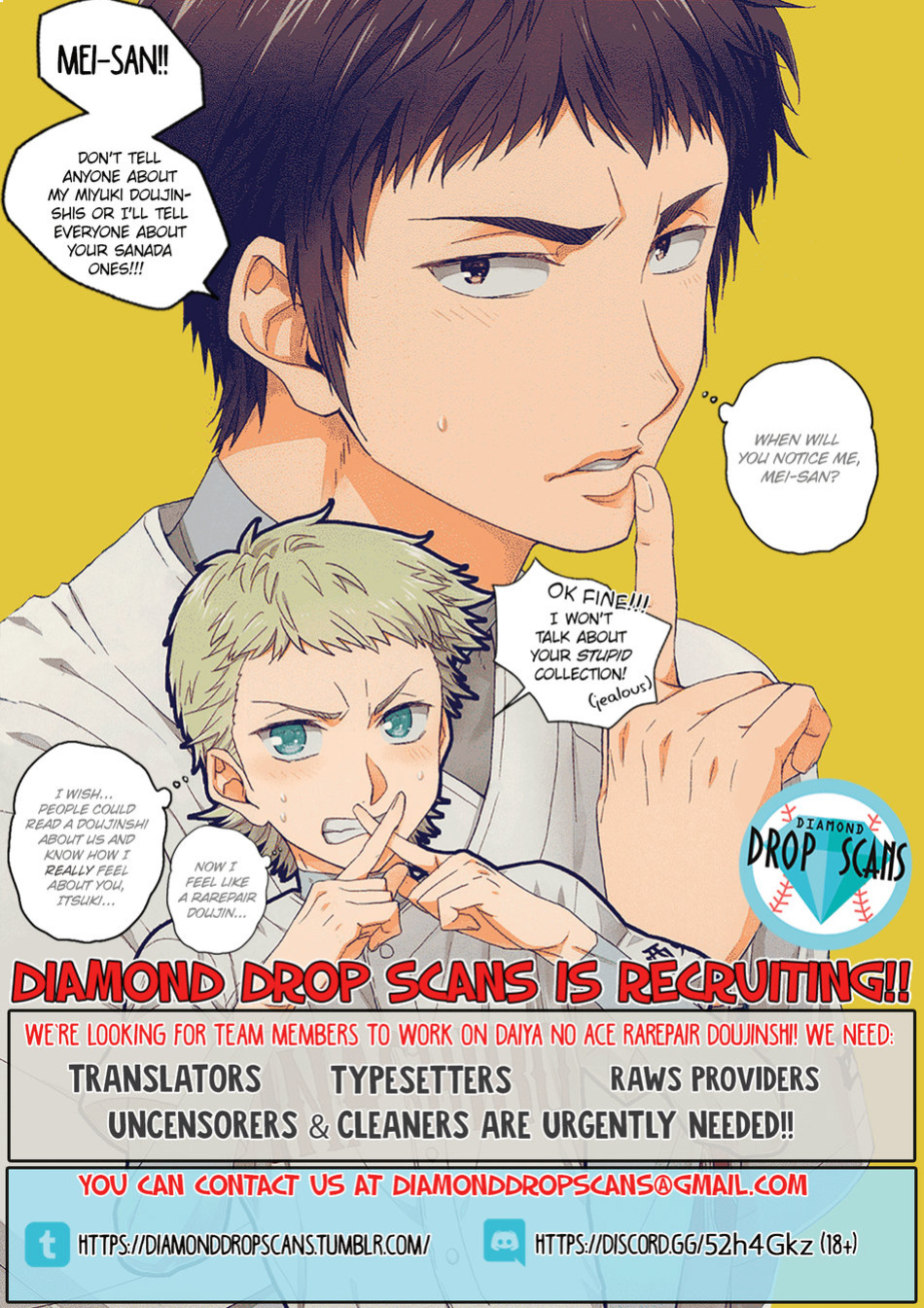 (Winning Shot 2) [PHkengai (Takaoka Nanaroku)] Makimono C (Daiya no Ace) [Diamond Drop Scans]