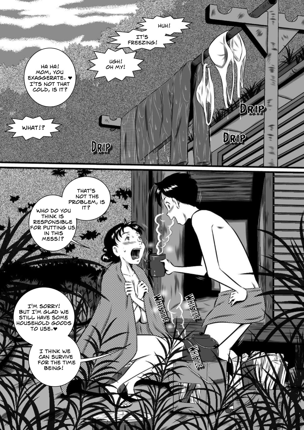 [Milkdou Shoukai (Milk Koubou)] Kaa-san, Kaa-san! Kaa-saaaan! Mujintou, Oyako Futari de Yagai Sex! | Mother, Mother - Mother And Son Have Sex, On An Abandon Island