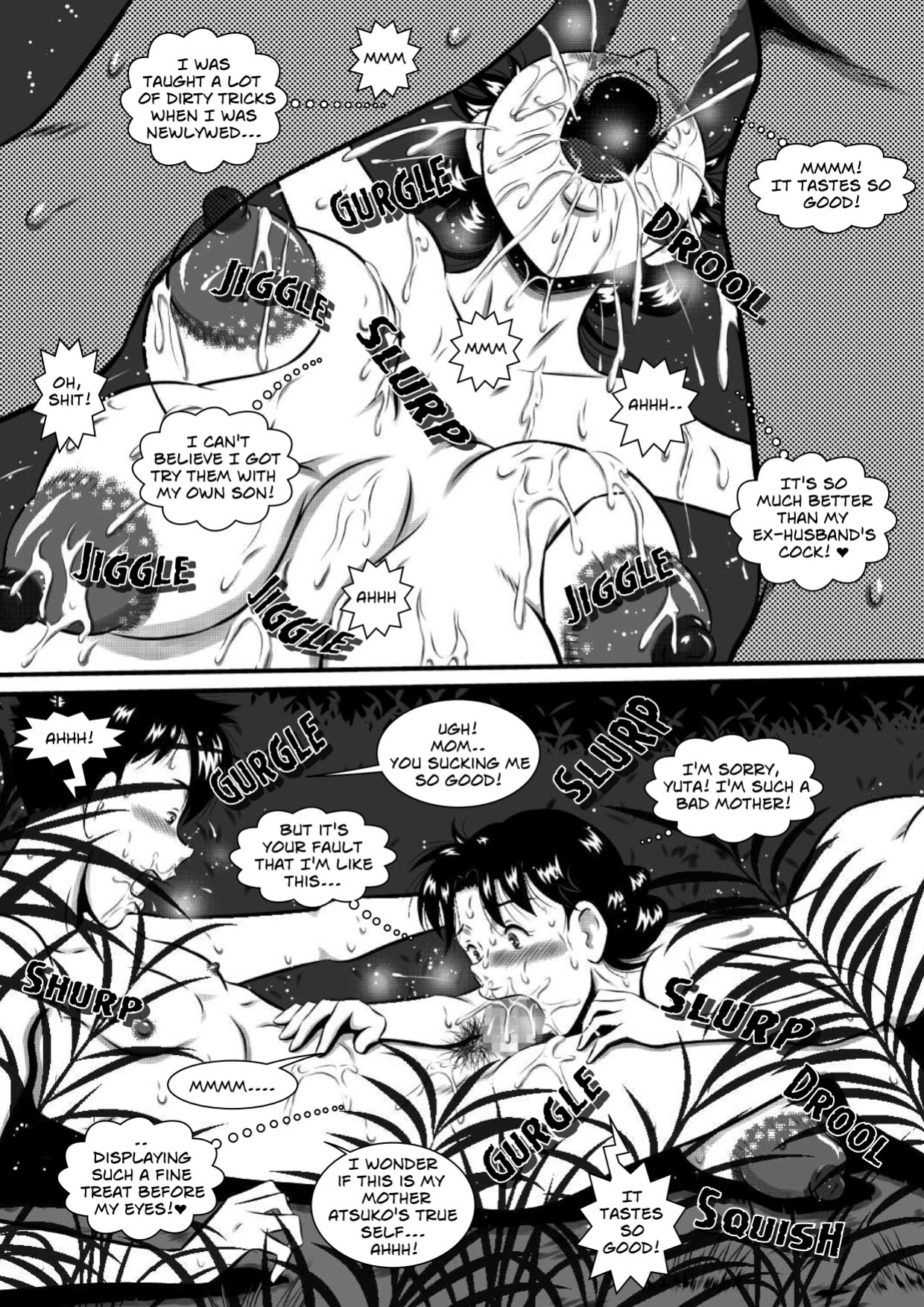 [Milkdou Shoukai (Milk Koubou)] Kaa-san, Kaa-san! Kaa-saaaan! Mujintou, Oyako Futari de Yagai Sex! | Mother, Mother - Mother And Son Have Sex, On An Abandon Island
