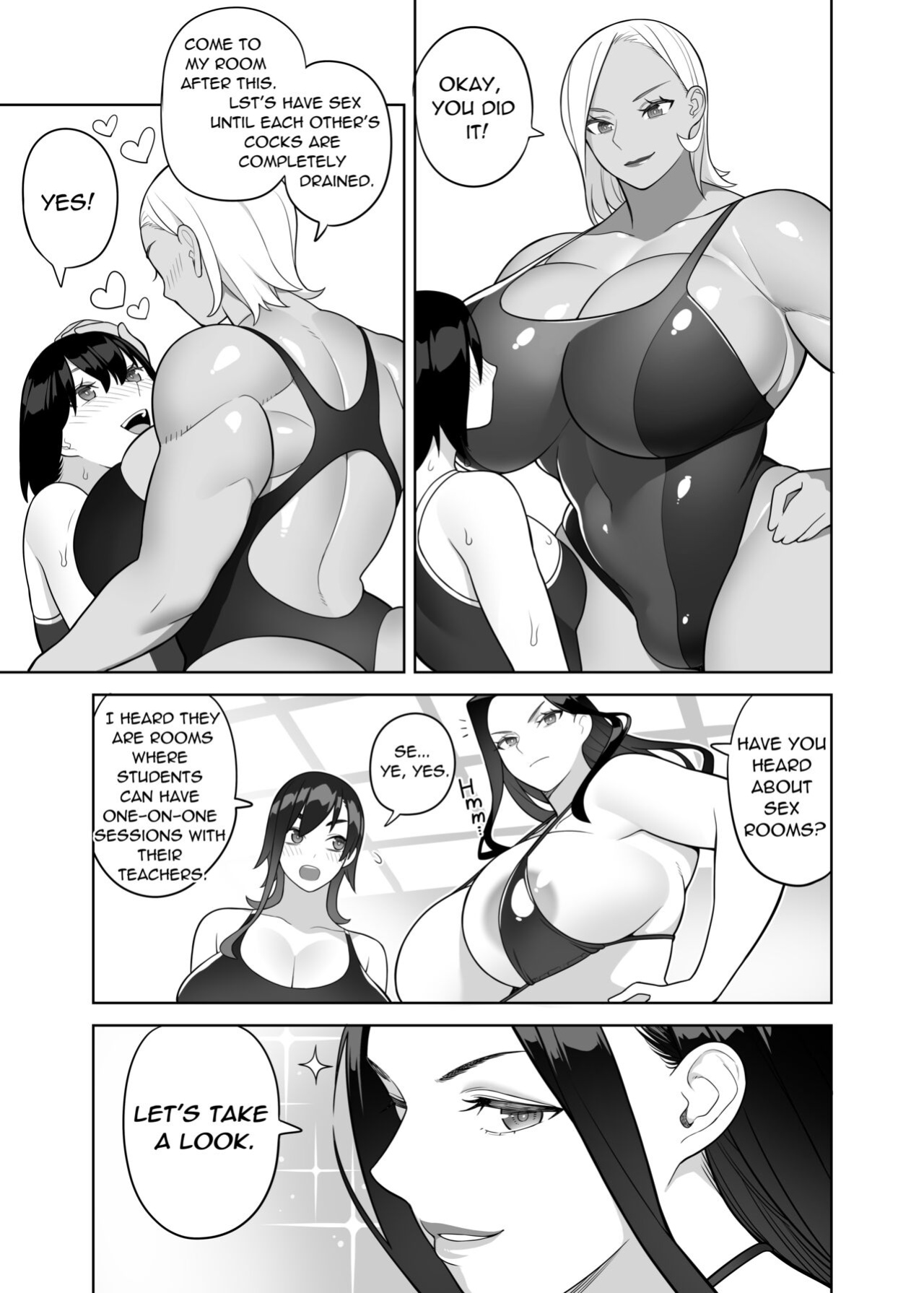[Hidarikiki] Bakunyuu Teacher | Monster Boobs Teacher {English}