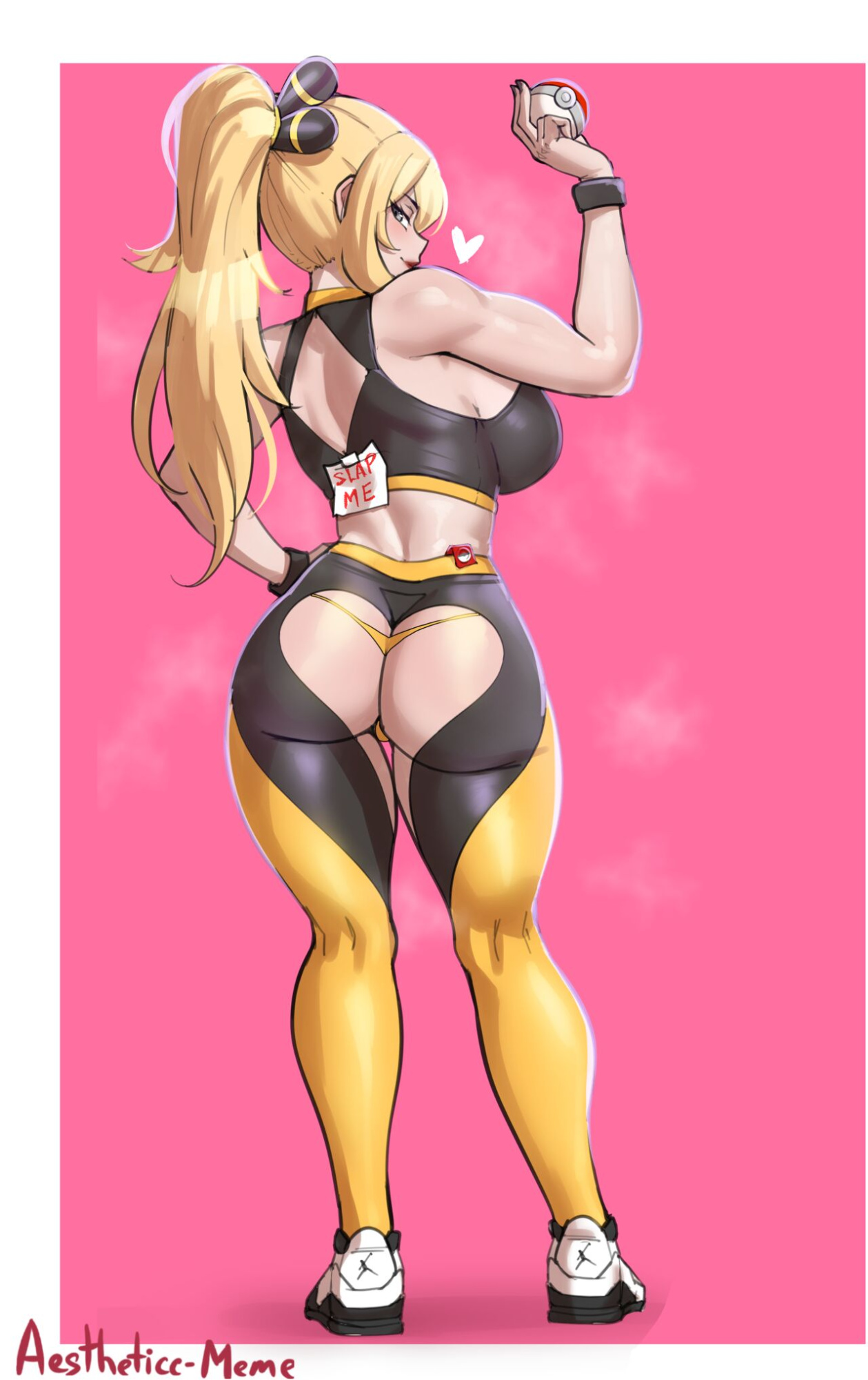 [Aestheticc-Meme] Cynthia's Hot Yoga (Pokemon)