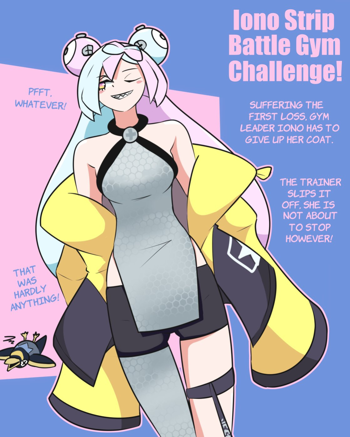 [AnewENFArtist] Iono Strip Battle Gym Challenge! (Pokémon)