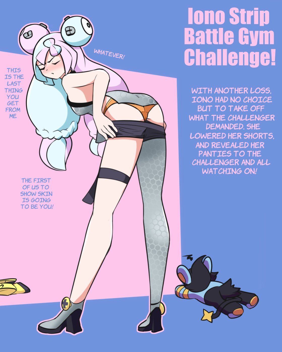 [AnewENFArtist] Iono Strip Battle Gym Challenge! (Pokémon)