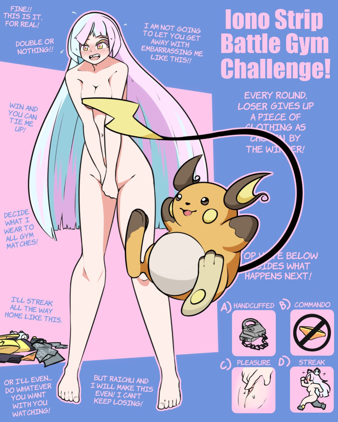 [AnewENFArtist] Iono Strip Battle Gym Challenge! (Pokémon)
