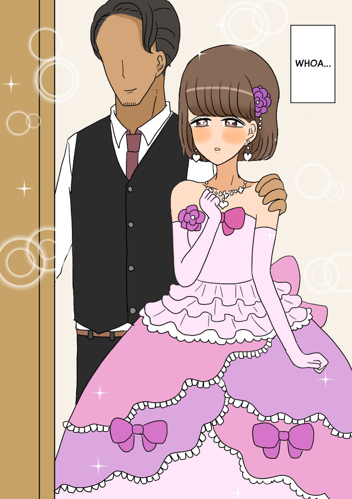 [Whiskeykonkon (Kitsune Beer)] Furyou Shounen ga Mesuochi Shite Kawaii o Yome-san ni naru made ~Konnyaku-Hen~ | A delinquent boy becomes a cute girl, and then a bride - Engagement edition