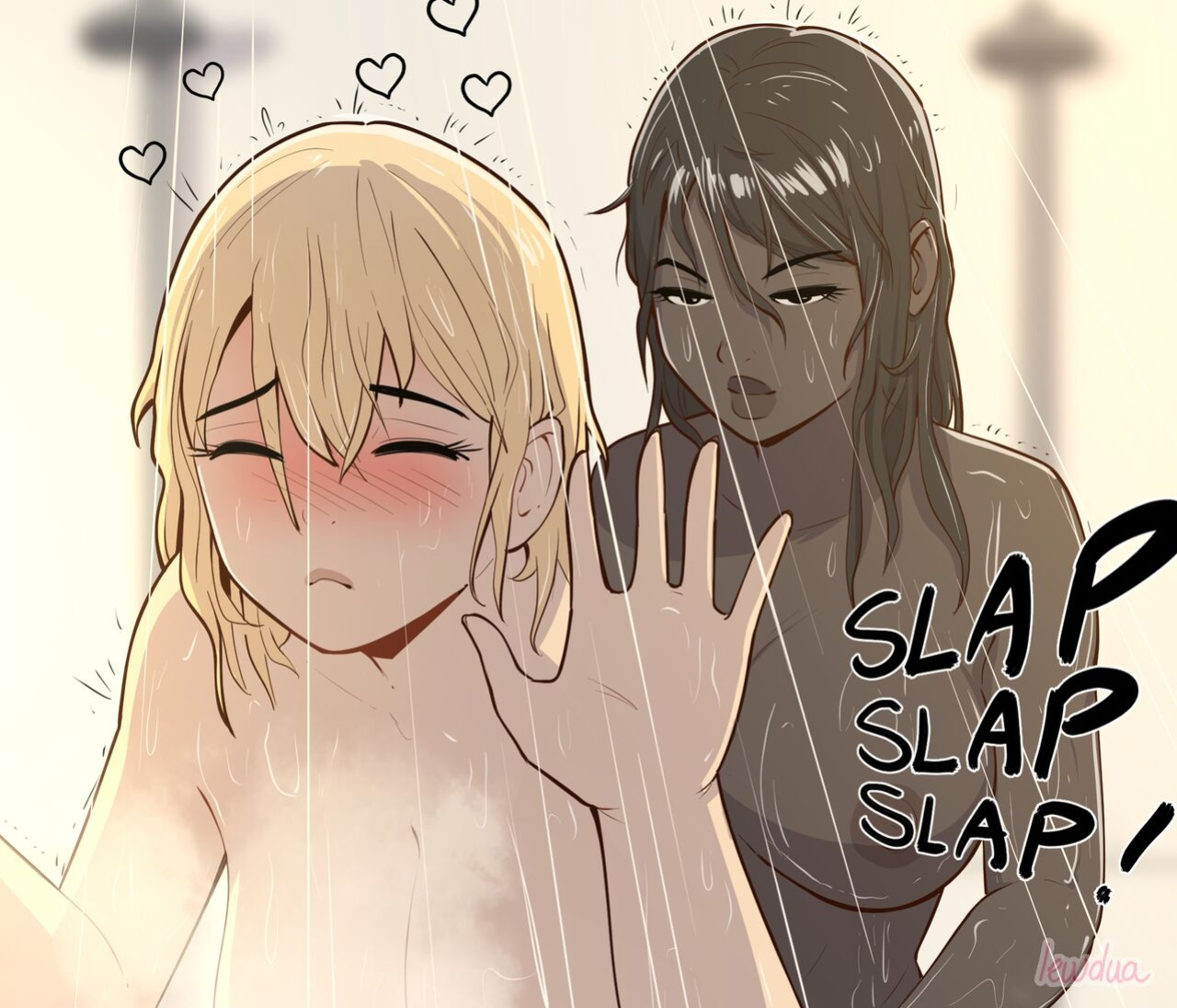[Lewdua] Locker room - Nessie and Valerie [Hairy]