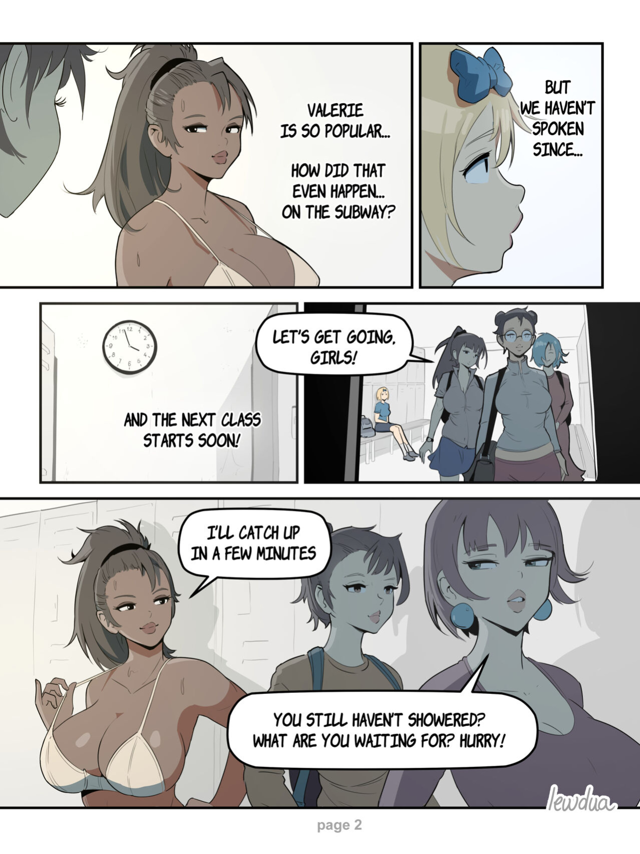 [Lewdua] Locker room - Nessie and Valerie