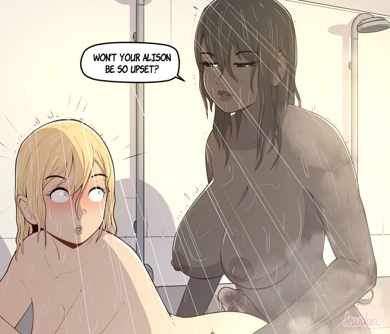 [Lewdua] Locker room - Nessie and Valerie
