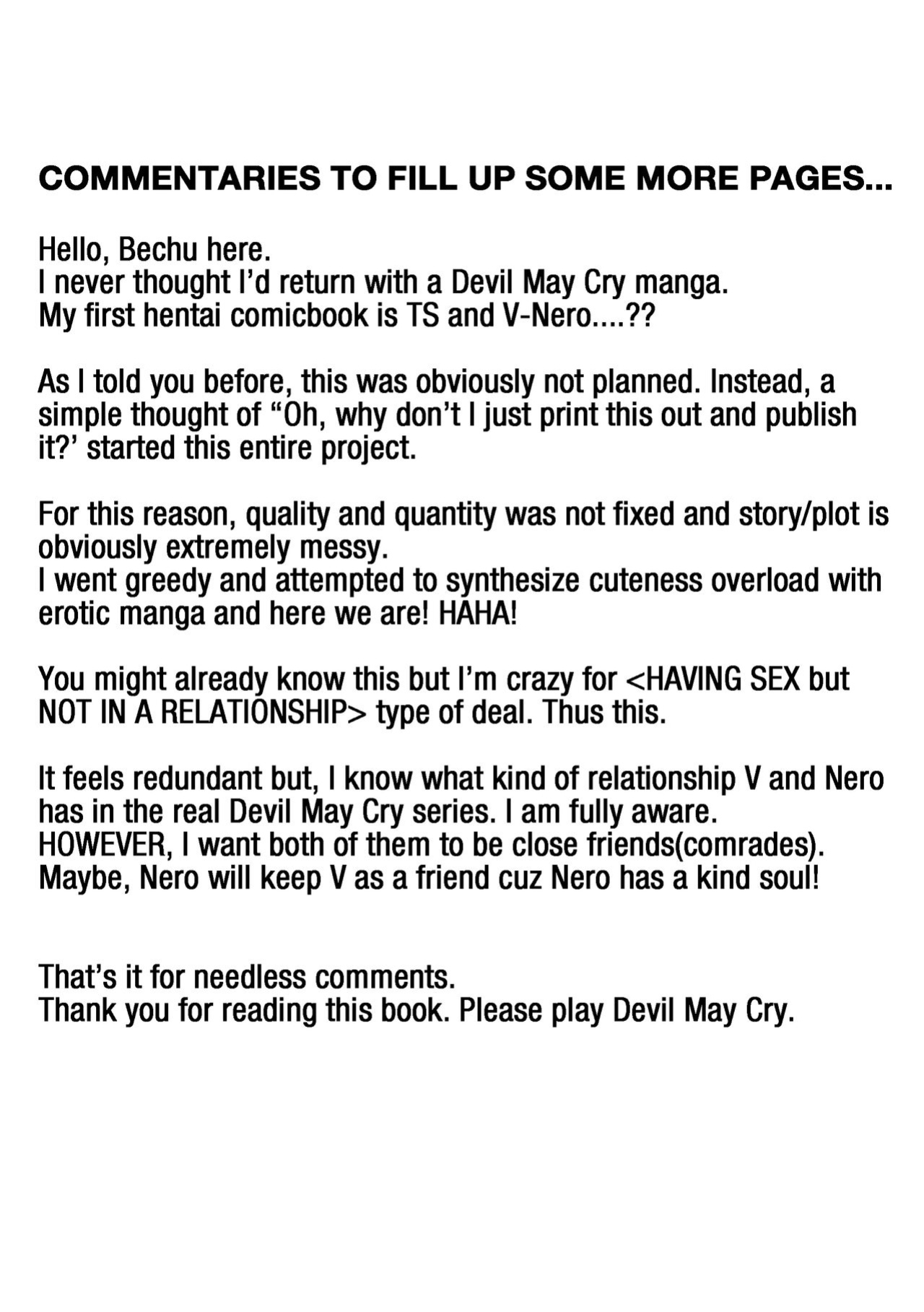 [bechu] Nero♀ CG manga (Devil May Cry)