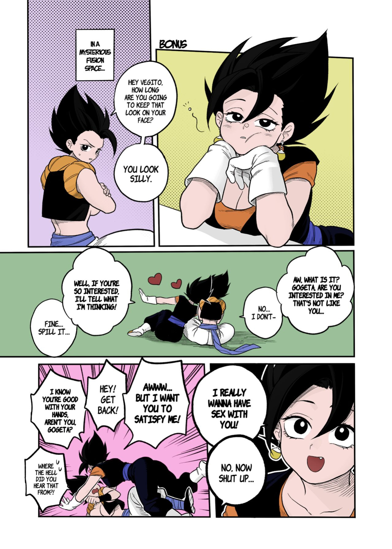 [Fuka] Tada no Zako Majin na no ni... | You're Just a Small Fry Majin... (Dragon Ball Z) [biggiedickie] [Colorized]