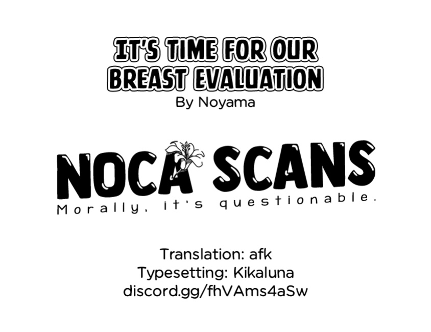 [Mizukani (Noyama)] Chichi Hyouka o Hajimemashou | It's Time for Our Breast Evaluation [Noca Scans]