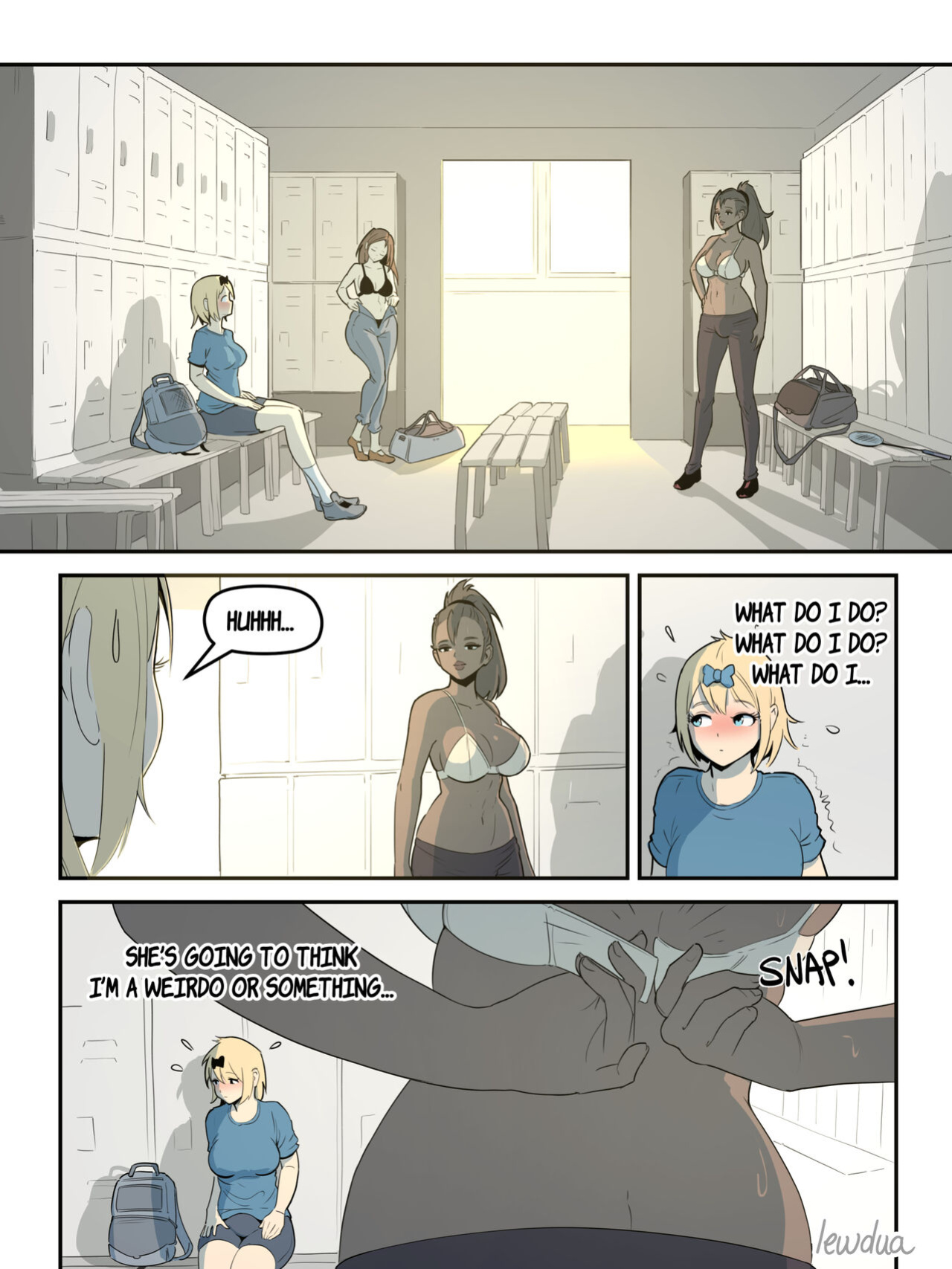 Lewdua - Locker Room - Nessie And Valerie