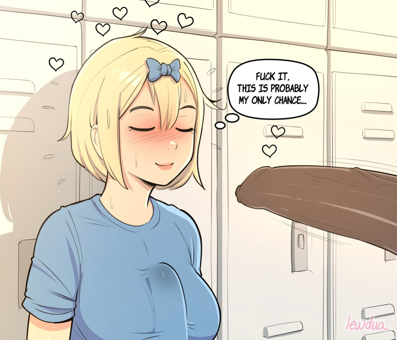Lewdua - Locker Room - Nessie And Valerie