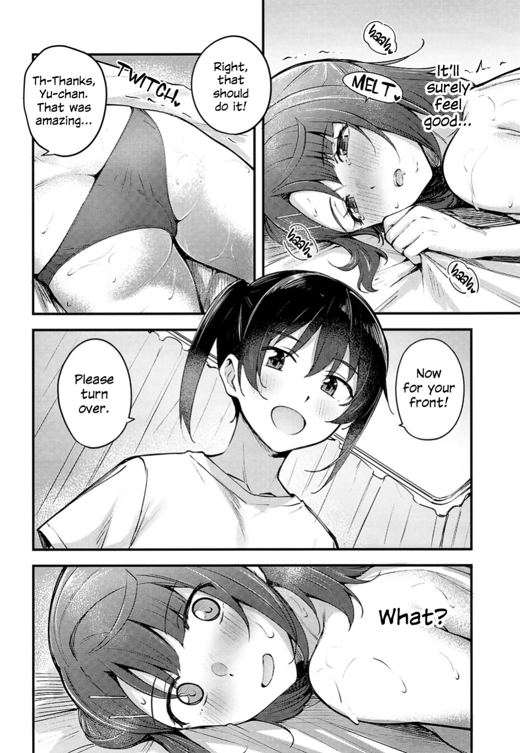 (Bokura no Love Live! 37) [Kitaku Jikan (Kitaku)] Koyoi wa Oil Massage Doukoukai e | Tonight at the Oil Massage Club (Love Live! Nijigasaki High School Idol Club) [Gouma-Den]